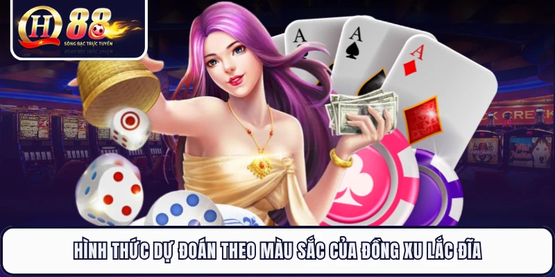 Hình thức dự đoán theo màu sắc của đồng xu lắc đĩa